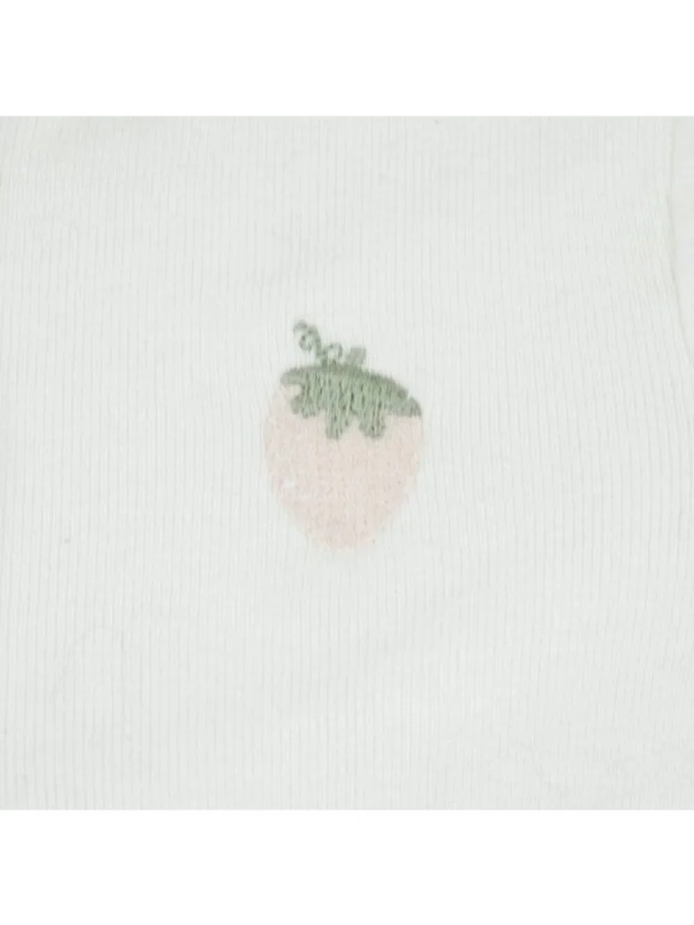 Carter's Infant Size 9 Months White Embroidered Button Up Knit Jersey Cardigan